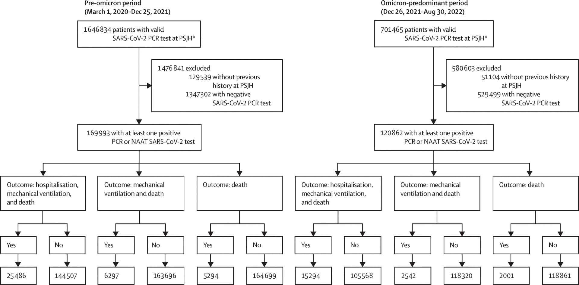 Open access visualization of Workflow, Flowchart, Cohort Selection, NAAT, Patient Data