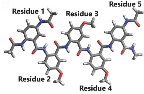 Open access visualization of Chemical Structure, DFT, Aaa-capped Box Oligomer, Structure