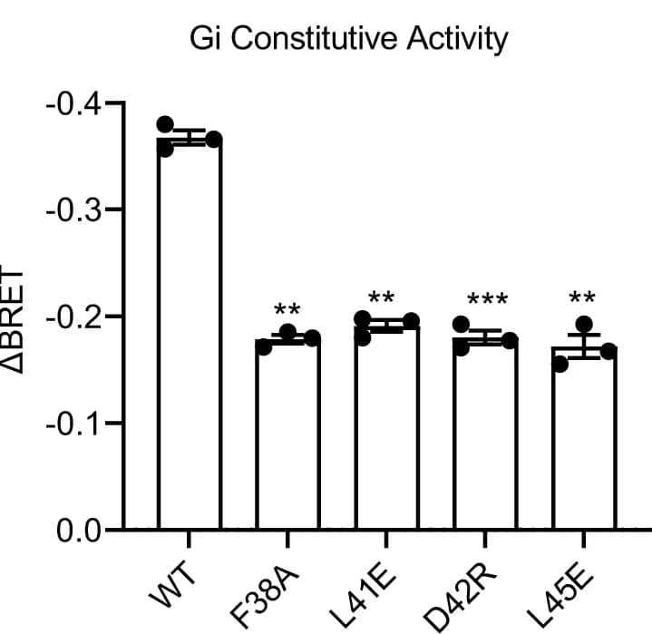 Open access visualization of Bar Plot, Error Bars, Mutations, N-terminal cap, GPR20