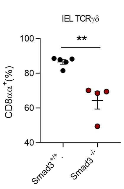 Open access visualization of Scatter Plot, Error Bars, Frequency, TCRγδ, CD8αα