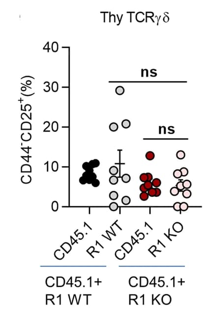 Open access visualization of Scatter Plot, Error Bars, Frequency, CD44- CD25+ Population