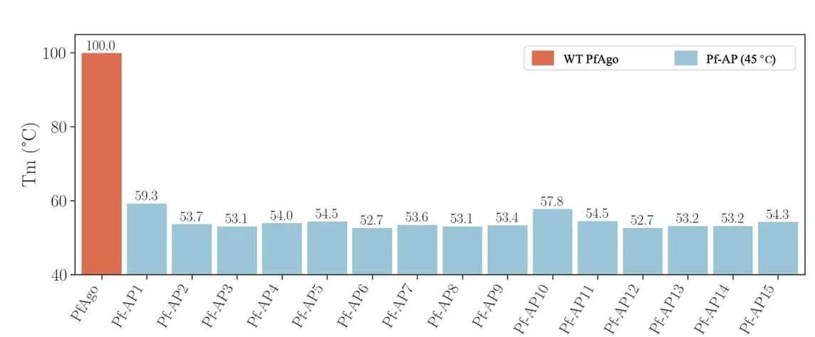 Open access visualization of Bar Plot, Melting Temperature, DSF Spectra
