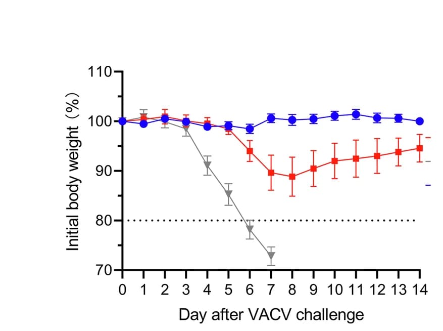 Open access visualization of Line Plot, Error Bars, Body Weight, Balb/c Mice, Time Course