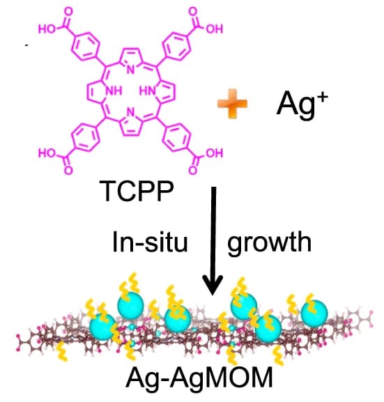 Open access visualization of Chemical Structure, Workflow, Illustration, Ag-AgMOM, Synthesis