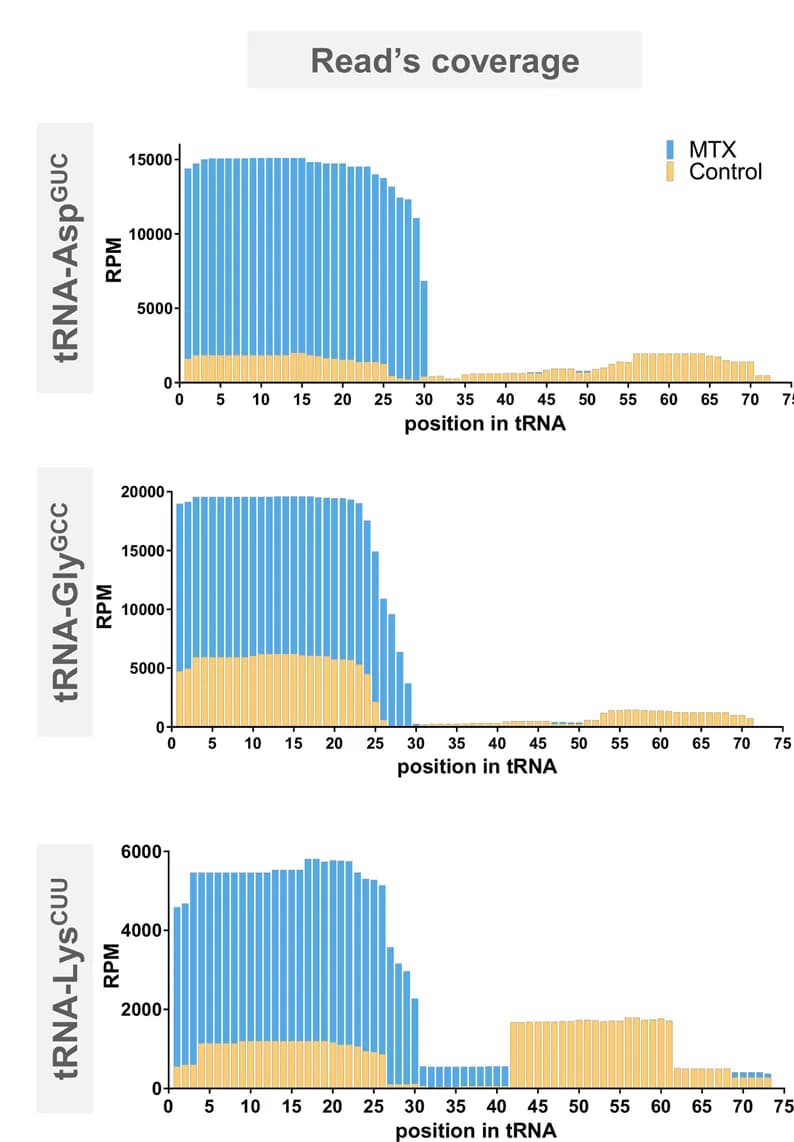 Open access visualization of Bar Plot, Stacked Bar Plot, Histogram, Read Coverage, 5'tsRNA