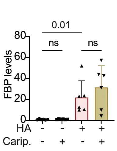 Open access visualization of Bar Plot, Error Bars, Metabolite Levels, Primary Human Neutrophils, Cariporide