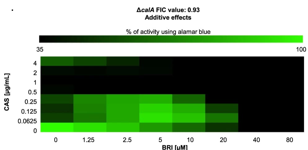 Open access visualization of Heatmap, Fractional Inhibitory Concentration, BRI, CAS, mpkA mutant strains
