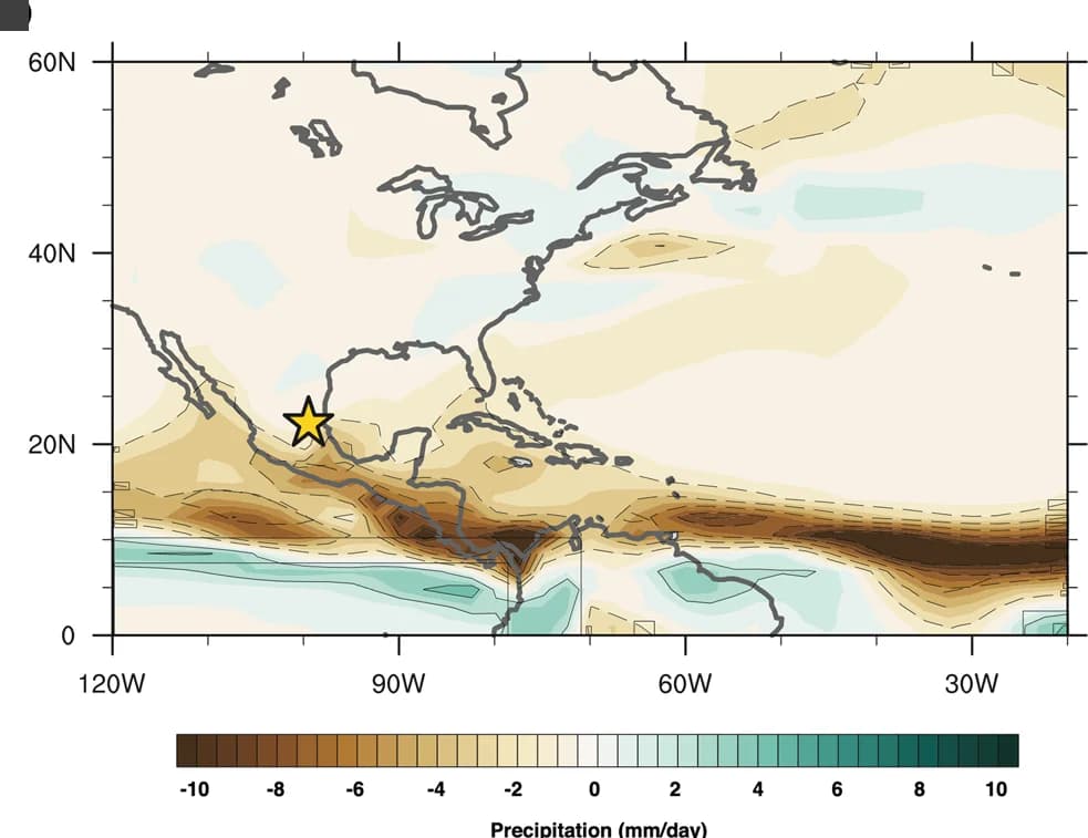 Open access visualization of Geo Map, Precipitation