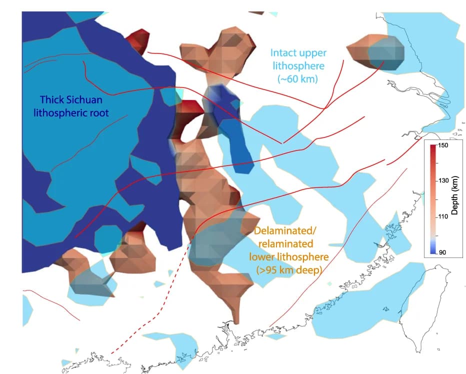 Open access visualization of Geo Map, Vs Anomalies, Vs Perturbations, Average Velocities, Depth