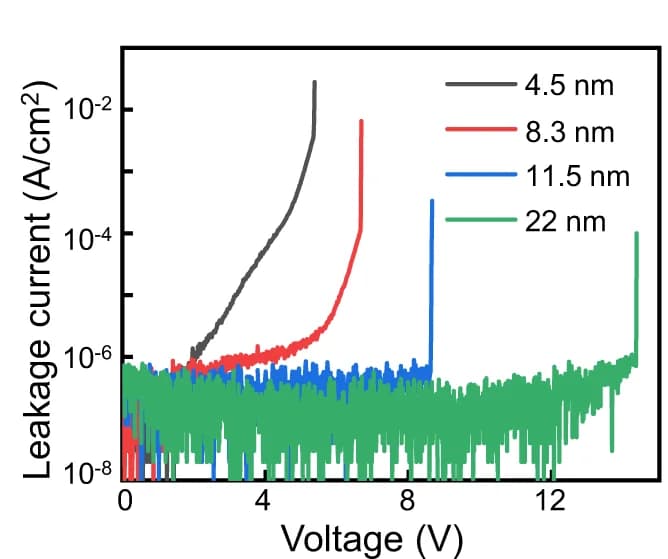 Open access visualization of Line Plot, Capacitance-Voltage Characteristic, Aluminum Oxide, Measurement Frequency