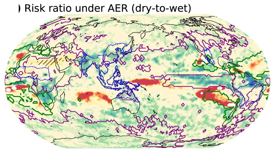 Open access visualization of Geo Map, Maps, Mean Risk Ratio, AER, GHG