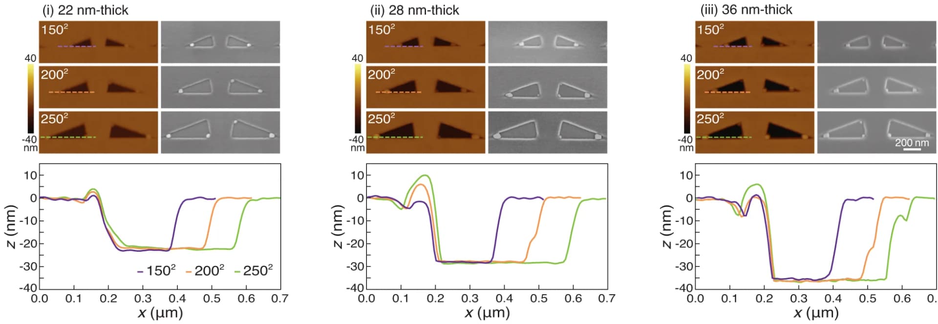 Open access visualization of Line Plot, Microscopy, AFM images, SEM images, AFM line traces