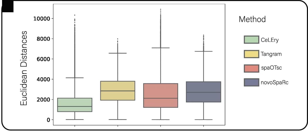 Open access visualization of Box Plot, Boxplot, Euclidean Distances, Cell Locations, Test Data