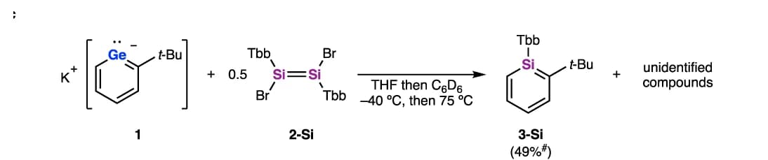 Open access visualization of Chemical Structure, Reaction, Silabenzene