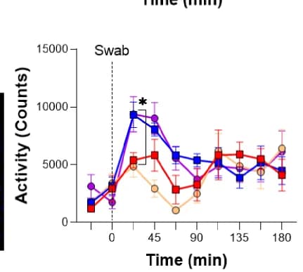 Open access visualization of Line Plot, Error Bars, eGFP Positive Cells, cDMH, Stereotaxic AAV injection