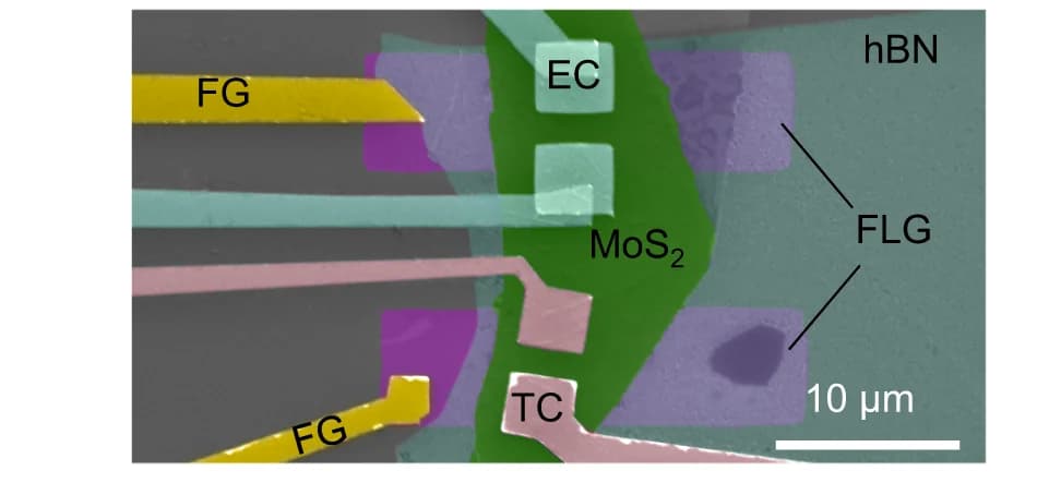 Open access visualization of Microscopy, False Color, Scanning Electron Microscopy, Memory Cells, Heterostructure