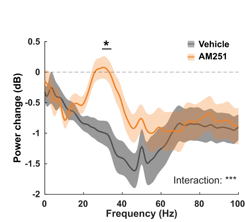 Open access visualization of Line Plot, Error Bars, Power Spectrum, Vehicle, AM251