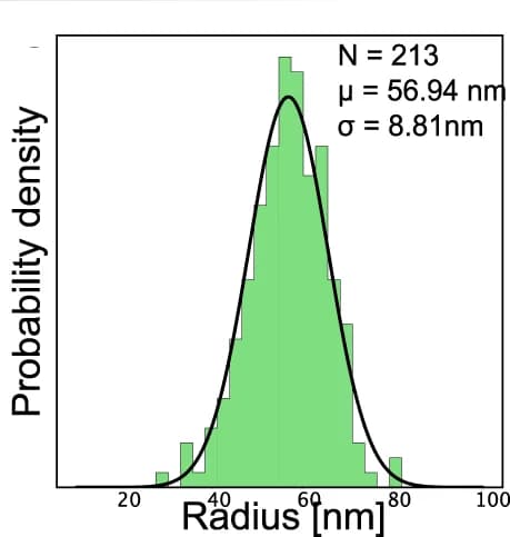 Open access visualization of Histogram, Line Plot, Density Plot, Radius, NPC