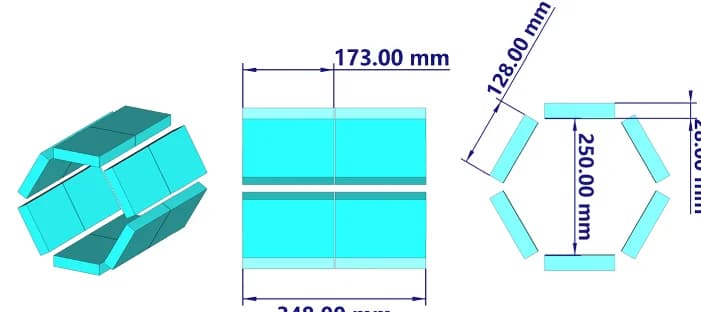Open access visualization of 3D Plot, Dielectric Cubes, Dielectric Waveguide, Structural Flexibility