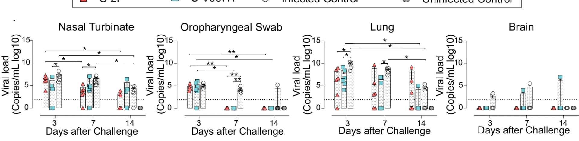 Open access visualization of Bar Plot, Scatter Plot, Error Bars, SARS-CoV-2 gRNA, Viral Load