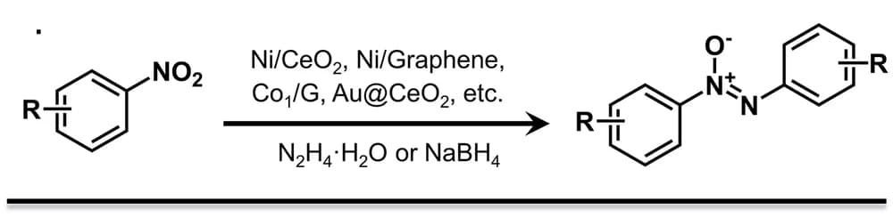 Open access visualization of Chemical Structure, Reduction, Nitroarenes, Aromatic Azoxy Compounds