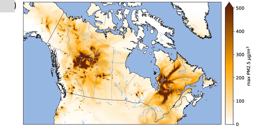 Open access visualization of Geo Map, PM2.5, Air Quality, Daily Value