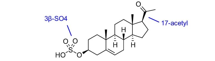 Open access visualization of Chemical Structure, Pregnenolone Sulfate