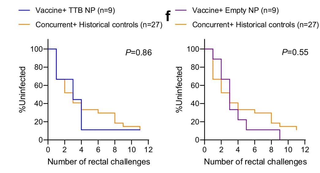 Open access visualization of Line Step, Survival Curve, TTB NP, Protection, Controls