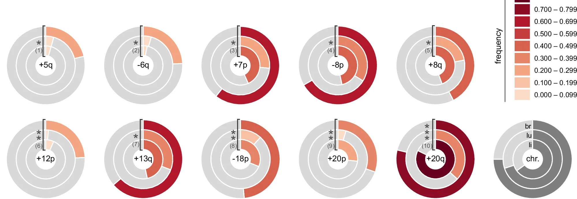 Open access visualization of Donut Chart, Doughnut Plots, Metastases, Organotropic CIs, Secondary Organs