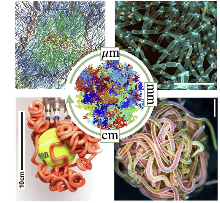 Open access visualization of Microscopy, Photo, Actin Filaments, Podosomes, Snowflake Yeast