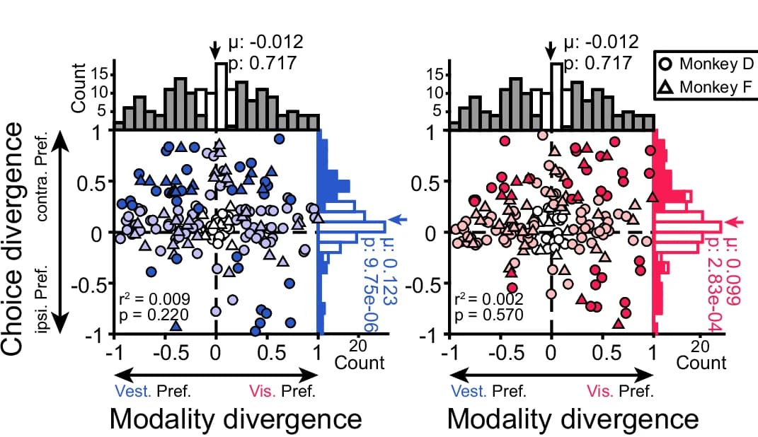 Open access visualization of Scatter Plot, Histogram, Choice Signals, Modality Signals, CN Neuron