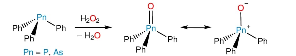 Open access visualization of Chemical Structure, Oxidation, Monomeric Ph 3 PnO, Phosphorus, Arsenic