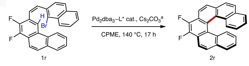 Open access visualization of Chemical Structure, C-H Arylation, Carbo[6]helicene, Reagents, Ligand