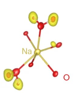 Open access visualization of Chemical Structure, Natrolite, Sodium site, Difference potential maps, Hydrogen sites