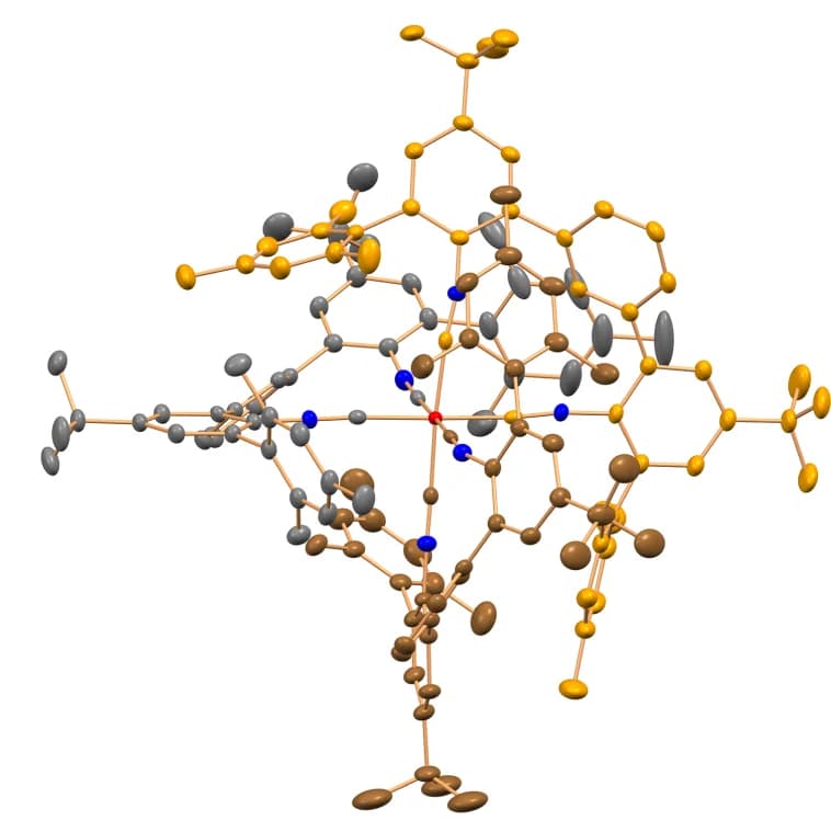 Open access visualization of Chemical Structure, X-ray Crystal Structure, Isocyanide Ligands, Carbon Atoms