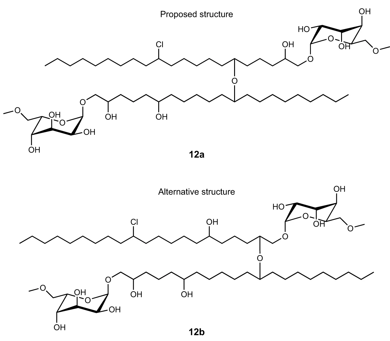 Open access visualization of Chemical Structure, Structure, Dimer, Nostochloroside A, Computational Analysis