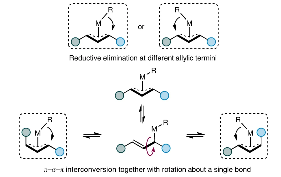 Open access visualization of Chemical Structure, Acyclic Systems, Reductive Elimination, Regioisomers, Stereoisomers