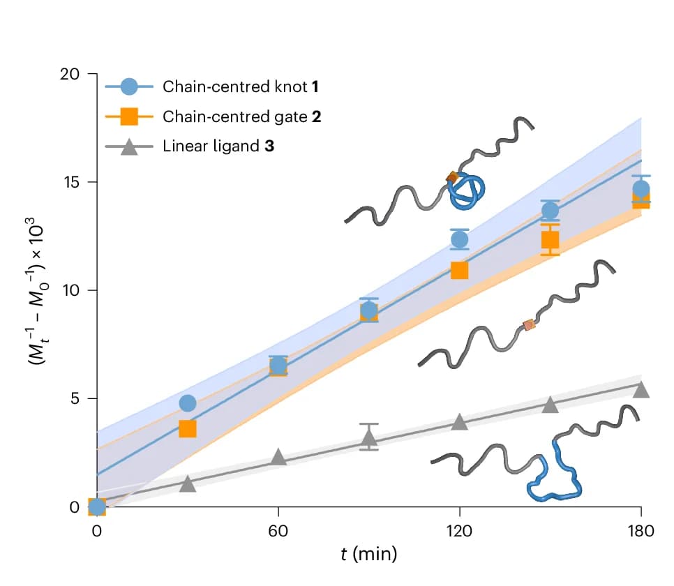 Open access visualization of Line Plot, Error Bars, Dissociation Kinetics, Chain-Centred Knot, Gate