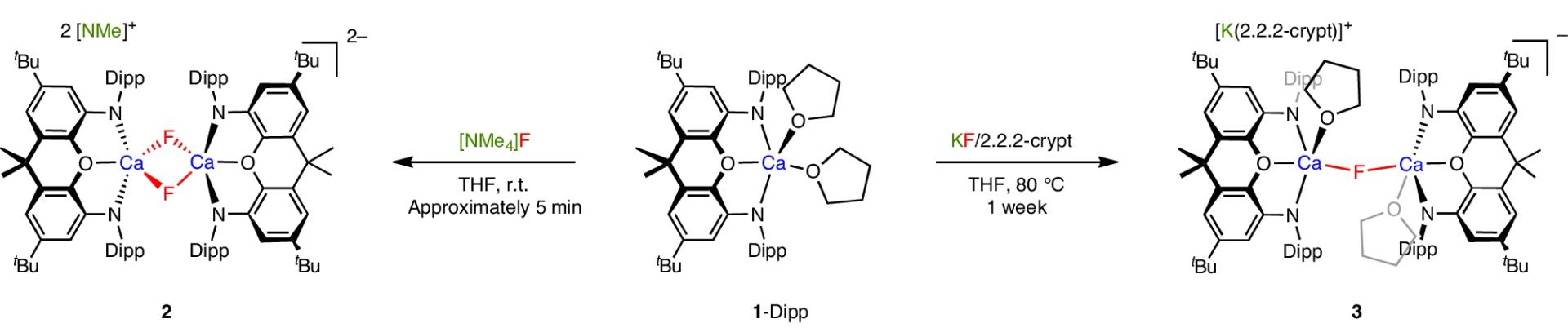 Open access visualization of Chemical Structure, Reaction, Crystal Structure, Calcium, Fluoride