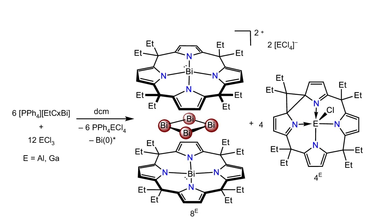 Open access visualization of Chemical Structure, Reaction, AlCl 3, GaCl 3