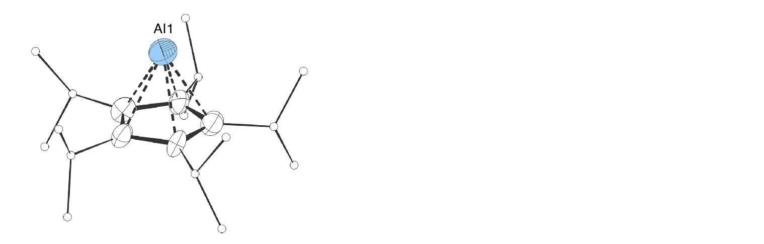 Open access visualization of Chemical Structure, Molecular Structure, Crystal, Displacement Ellipsoids, Bond Lengths