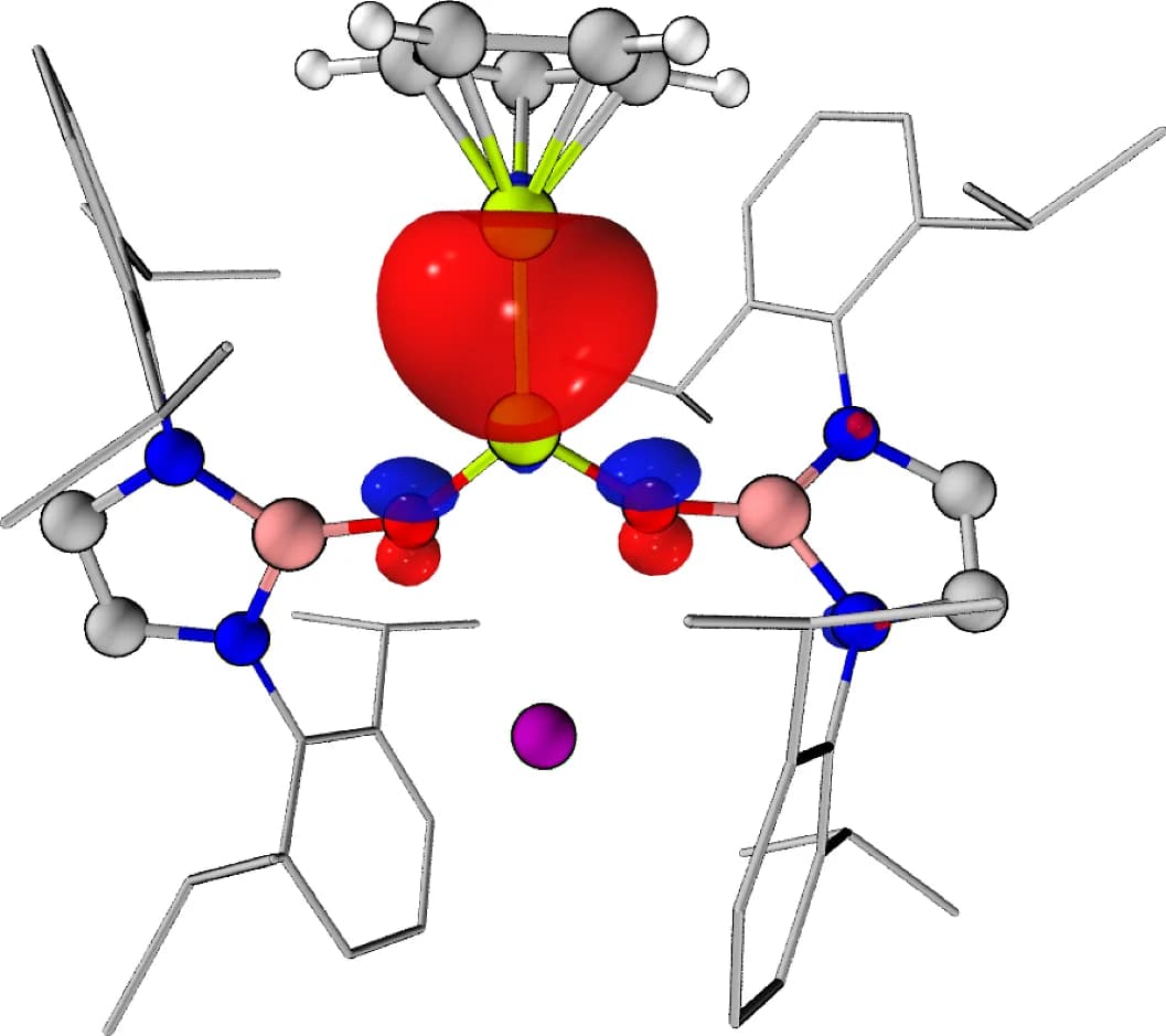 Open access visualization of Chemical Structure, HOMO, Complex, Be-Be Bonding, Geometry Optimization