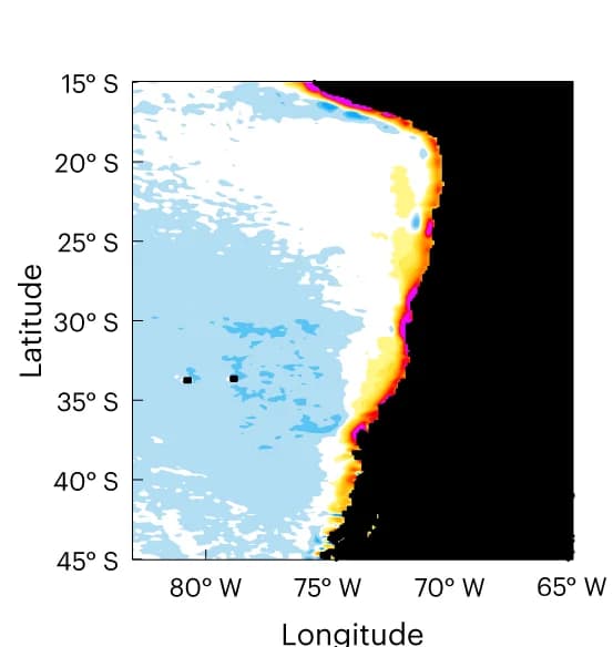 Open access visualization of Geo Map, Vertical Velocity, HCS, CESM-H, Bathymetry