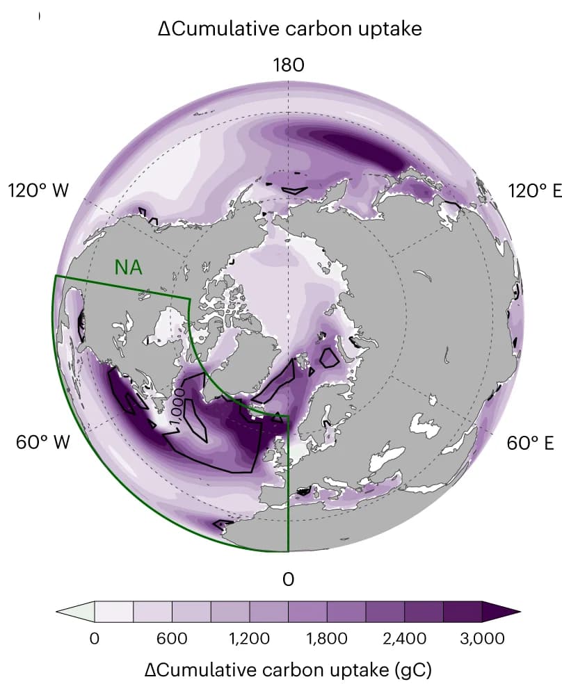 Open access visualization of Geo Map, CMIP6 ESMs, Carbon Uptake, Climate Change