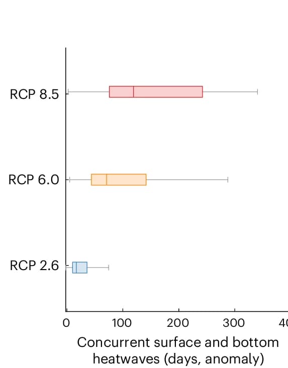 Open access visualization of Box Plot, Global Summaries, RCP 2.6, RCP 6.0, RCP 8.5