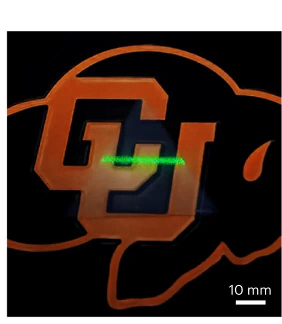 Open access visualization of Photo, SiCellA prism, Prism, Laser beam, Refractive index