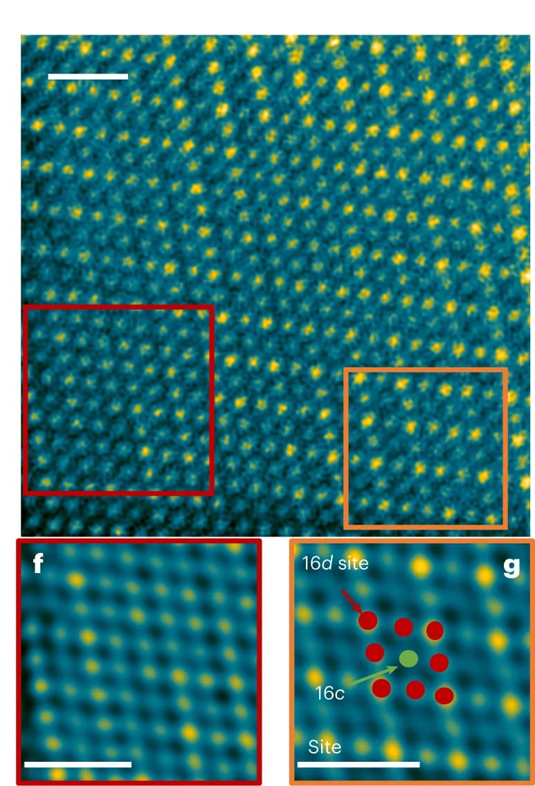 Open access visualization of Microscopy, STEM HAADF image, Ex situ cycled, L5M85, Discharge