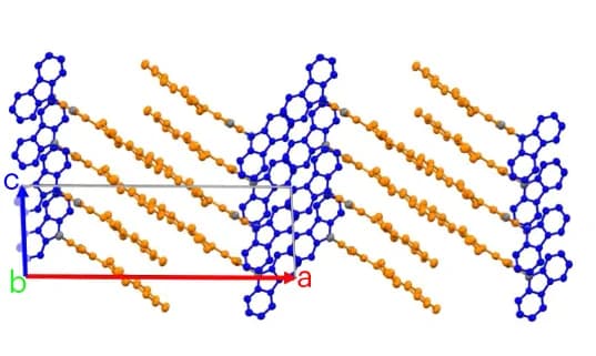 Open access visualization of Protein Structure, Chemical Structure, Acceptor-Donor Contacts, 3D Crystal Structure, 1CzTrz-F