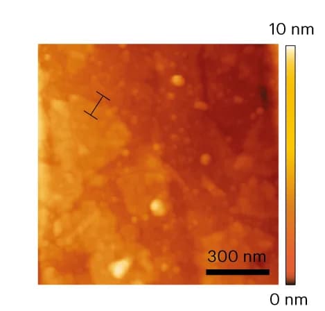 Open access visualization of Microscopy, AFM, Triangular Grains, 2DZIF, Etching