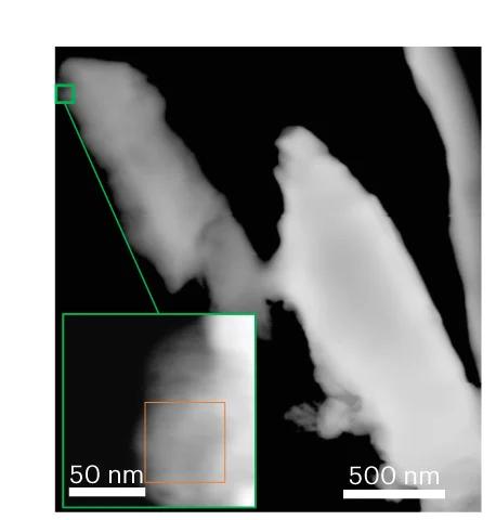 Open access visualization of Microscopy, HAADF cryo-STEM, Si/LPSCl, Cycling